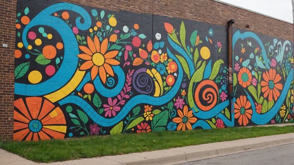 Quelles techniques pour réaliser une fresque murale collaborative dans un quartier?